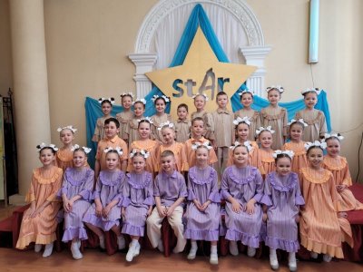 Группа «Выкрутасики» ансамбля танца «Огонёк» - лауреаты 1 степени Регионального хореографического конкурса «РЖД Star»